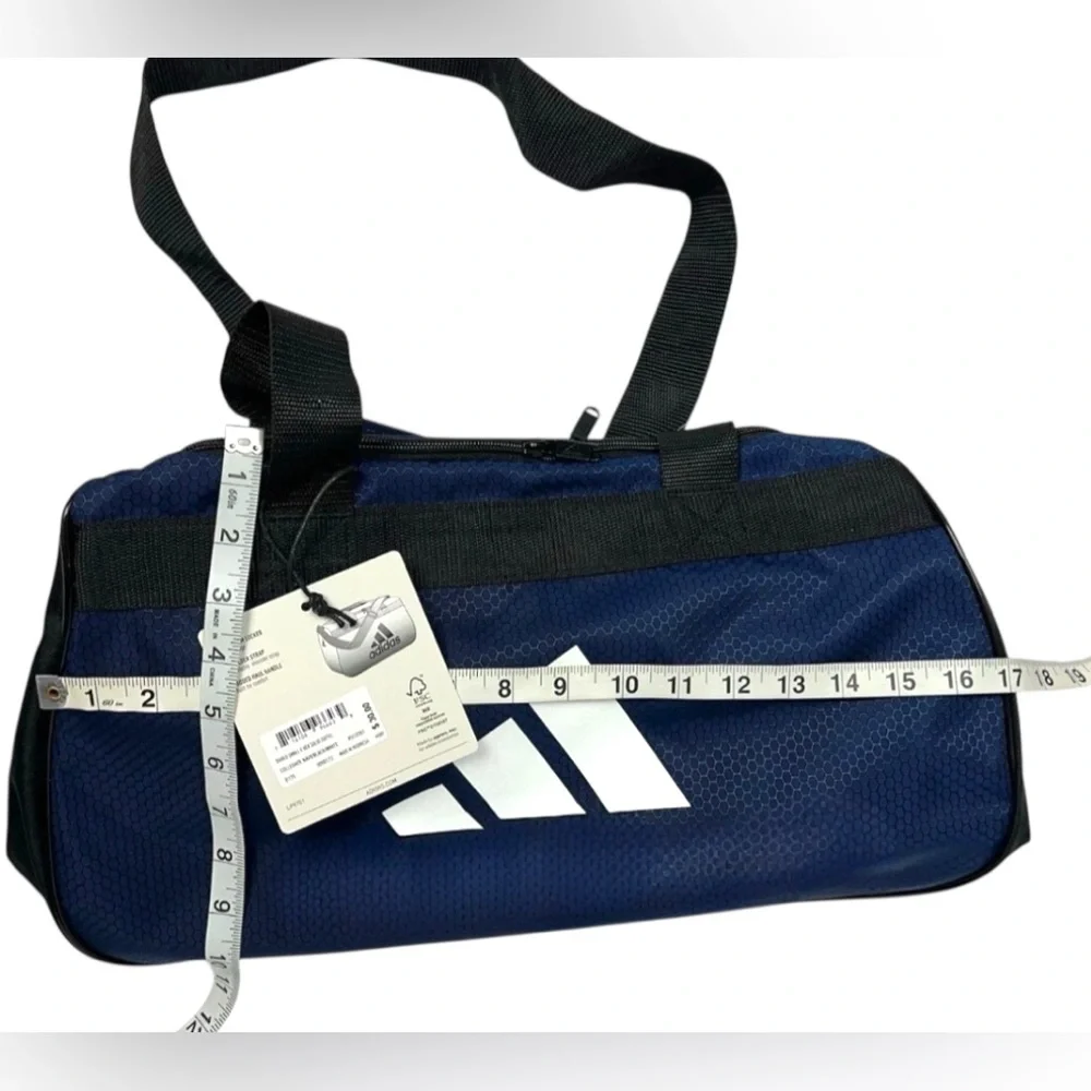 adidas Power Gym Small Hex Duffel Duffle Sport travel Bag black navy 5160735